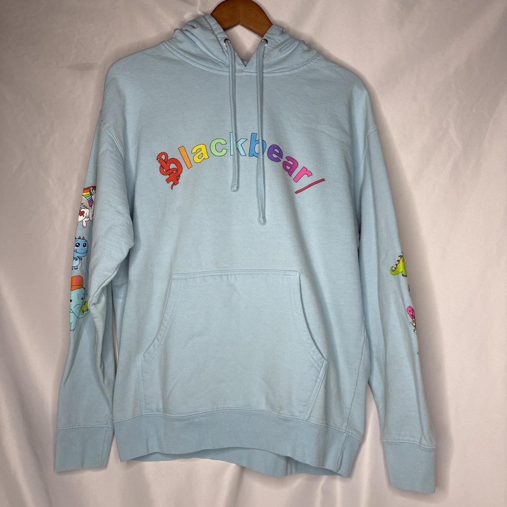 Blackbear L Anxiety Free Independent Hoodie Pullover Sweatshirt Baby Blue